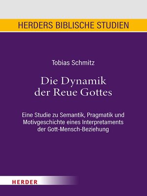 cover image of Die Dynamik der Reue Gottes